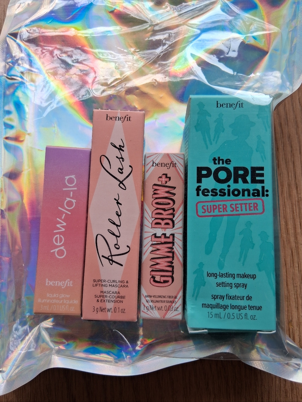 NWT Benefit Roller Lash, Gimme Brow, Porefessional Super Setter, Dew-lala Bundle